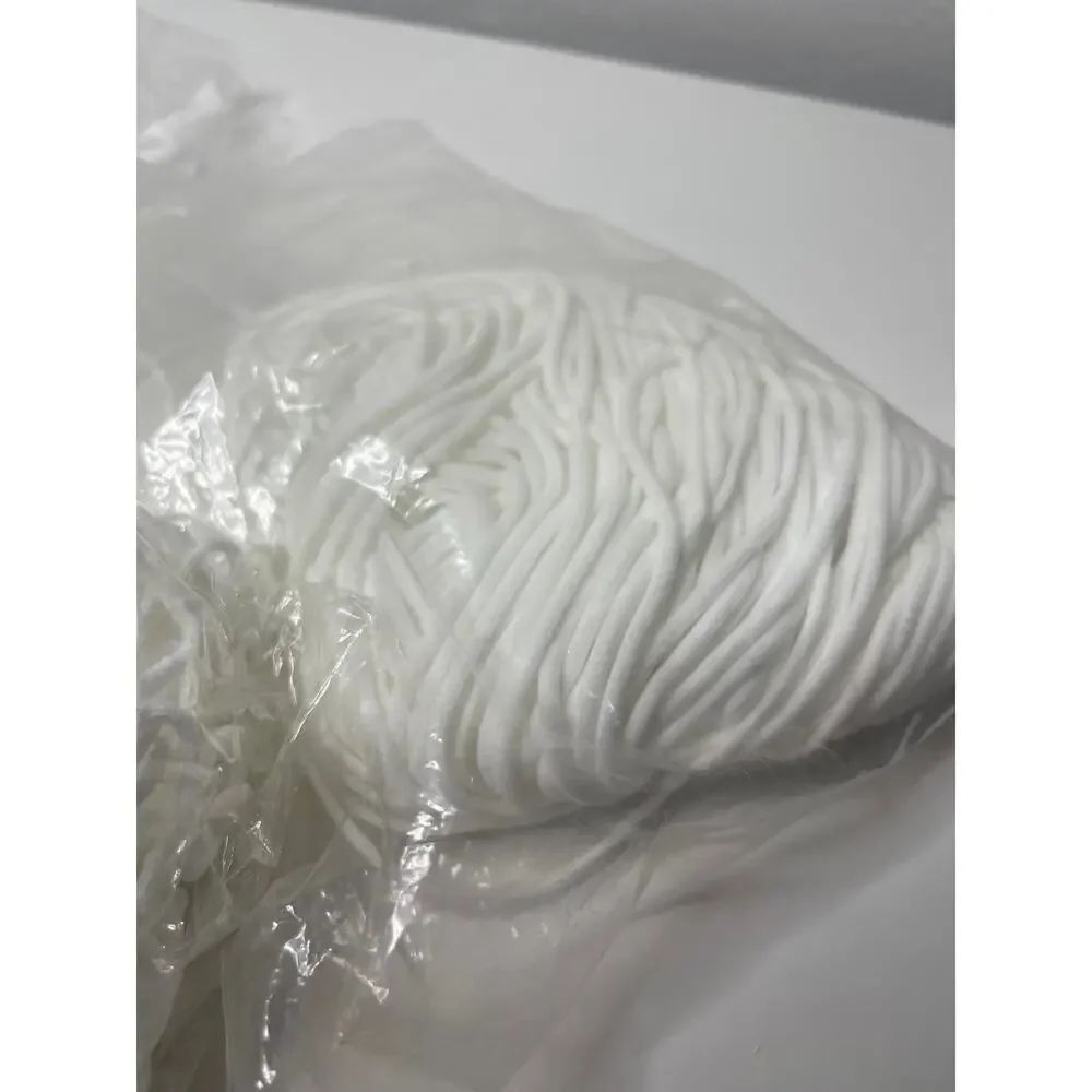 LOT White Elastic Cord String — Mixed Sizes! Sewing Clothing Crafts Masks 1.7lbs